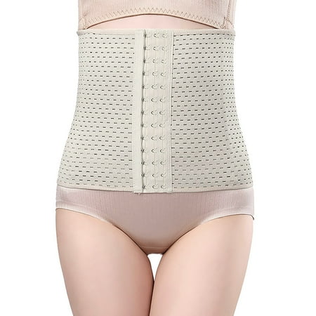 

Qazqa Hollowing Outs Corsets Women Corsets Shaping The abdomen And Tied Waists Corsets Brown XXXXXL