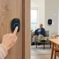 thumbnail image 3 of Wireless Doorbell Chime with Blue Light Indicator, Long Range Battery Operated Doorbell Receiver, Adjustable Volume & Mute Mode, Call Button for Elderly Home Caregiver Monitoring, 3 of 6