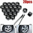 thumbnail image 2 of 20 Pcs Couvre-Écrou de Roue pour Se-at Leon Arosa Ibiza, Couvre-Écrou de Pneu Hexagonal Auto Boulon de Roue Capuchon Anti-Vol Poussière Rouille Vis de Pneu Accessoires Auto, 2 of 5