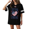 thumbnail image 6 of 250 Years 1776-2026 250th Birthday Eagle T-Shirt for Celebrate 250th Anniversary of America Patriotic Veteran Tee 250 Short Sleeved Top for Woman, 6 of 7