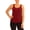 Red - burgundy, variant on P.J. Salvage Womens Ribbed Pajama Sleep Tank Top, Off-White, X-Large