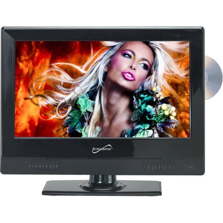 Supersonic SC-1312 13.3” Widescreen LED HDTV with Built-in DVD Player