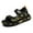 Black, variant on Wxirdiow Kids Slide Girls Sandals Closed Toe Heels Wedding Party Girls Dress Shoes Toddler Little Big Kid Blue Size,11