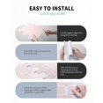thumbnail image 4 of Self-adhesive wall tiles, thicker version, adhesive splashback for kitchen, bathroom, shower, 3D vinyl tile effect, 4 of 5