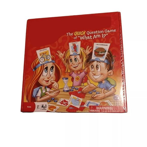 What Am I? Guessing Board Game – Family Card Game For 2 6 Players Headband Who Game For Kids And Adults Interactive Party Game For All Ages