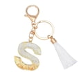 thumbnail image 1 of 2025 Creative Keychain Color Letter Key Rings for Car Keys Keychain Translucent Resin Pendant Key Rings for Women Personalized Keychains Personalized Keychain Letter Translucent Pendant, 1 of 9