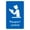 Warning Sign 2, variant on Patient Entrance Left Arrow Warning Sign - 8"x12" Metal Security Sign, Medical Direction Decor for Home Business Yard Garden Office Street Road