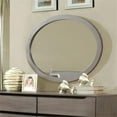 thumbnail image 5 of FOA Belkor 4pc Gray Wood Bedroom Set - Queen+Nightstand+Dresser+Oval Mirror, 5 of 9