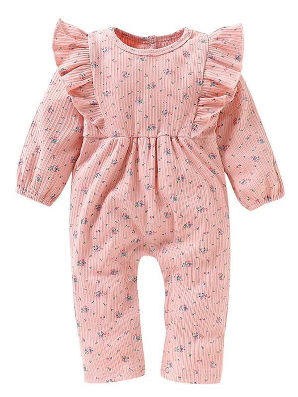 baby girl ruffle romper