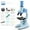 Jouets Bleu Enfants, variante sur Soldes de Liquidation Iumwxz Éducation de la Petite Enfance Science Biologique HD 100X 600X 1200X Jouet Microscope École Primaire Équipement Expérimental pour Enfants Cadeaux de Fête Soldes de Liquidation Offres des Fêtes
