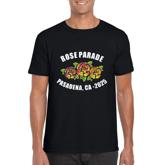 Rose Parade 2025 Bold Typography Artistic Festival Celebration T-Shirt, for men & women, up to size 5XL
