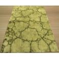 thumbnail image 4 of EORC KA106GN 4 x 6 ft. Tie-Dye Green Handmade Wool Green Dip Dyed Rug, 4 of 4