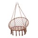 thumbnail image 1 of Hamaca al aire libre Columpio Columpio con borlas Plegable Tejido nórdico transpirable para una sola Columpio para balcón interior Senderismo café DYNWAVEMX Hamaca al aire libre, 1 of 7