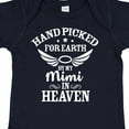 thumbnail image 4 of Inktastic Handpicked for Earth by My Mimi in Heaven with Angel Wings Boys or Girls Baby Bodysuit, 4 of 5
