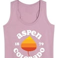 thumbnail image 3 of Instant Message - Aspen Colorado 1879 - Women's Racerback Tank Top, 3 of 6