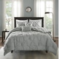 thumbnail image 6 of Home Essence Hayden 5 Piece Reversible Comforter Bedding Set, Full/Queen, Grey, 6 of 8