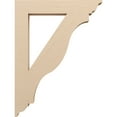 thumbnail image 3 of Ekena Millwork 5 1/2"W x 36"D x 48"H Funston Traditional Rough Cedar Woodgrain TimberThane Bracket, Primed Tan, 3 of 6
