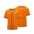 thumbnail image 5 of Tranfacy Kids Boys 3-15 Years Summer Tops Short Sleeve V-Neck Solid Mesh Baseball Style Blouses Shirts, 5 of 5