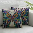 thumbnail image 3 of ARISTURING  Colorful Butterfly Decorative Throw Pillow Covers Farmhouse Cushion Cover for Home Couch Sofa Bench Decor, 3 of 5