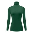 thumbnail image 6 of Long Sleeve Shirts for Women Fall Winter Basic Undershirt Turtleneck Slim Fit Plain Blouse Tunic Tops, 6 of 6