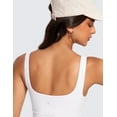 thumbnail image 4 of CRZ YOGA Butterluxe Women’s U Neck Tank Top with Built in Bra Soft Padded Crop Camisole, 4 of 5