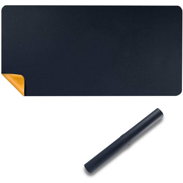 Desk pad double-sided, 80 x 40 cm, PU waterproof table pad, mouse pad