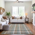 thumbnail image 6 of Addison Rugs Mayfield Premium Machine Washable Transitional Plaid Taupe Rectangle Rug, 5' x 7'6", 6 of 6