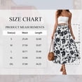 thumbnail image 2 of TEMOFON Womens Floral Maxi Skirt Elastic Waist A-Line Long Skirt Casual Flowy Summer Boho Beach Vacation Skirt with Pockets, 2 of 9