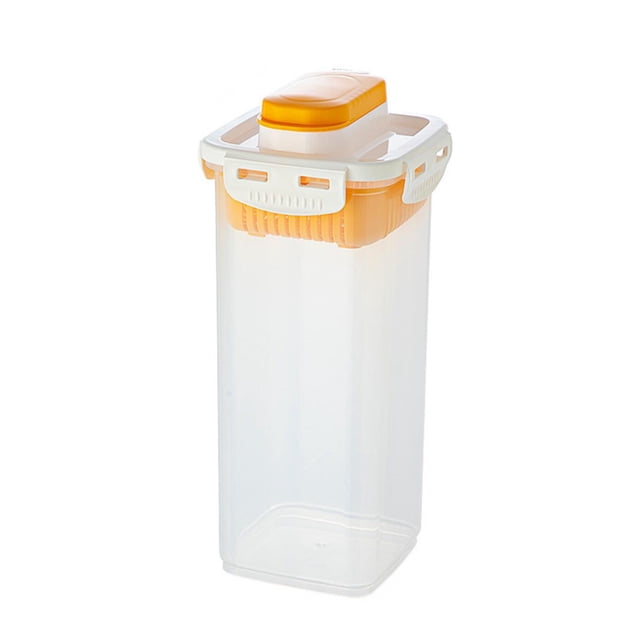 TIMIFIS Cold Water Cup 1.7L Refrigerator Cold Water Bottle with Fruit Filter, Refrigerator Side Door Cold Water Bottle Home High Temperature Wear- Cold Water Bottle Storage & Organization