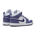 thumbnail image 3 of Jordan PRE SCHOOL Jordan 1 Mid PS "Dusty Amethyst White Court Purple" DQ8424 500 DQ8424 500 from Stadium Goods, 3 of 8