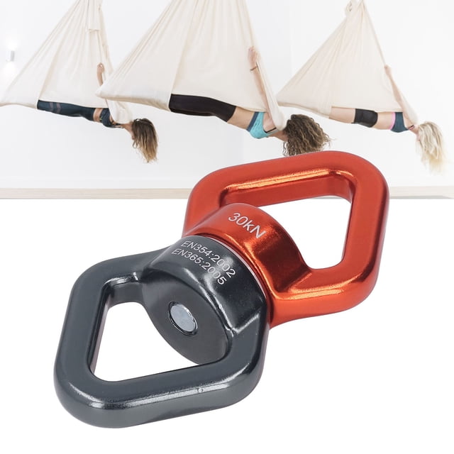 Dispositivo de Rotacia de Seguridad, Diseño Triangular de Aleación de aluminio de aluminio Swing Finamento Pulido para la Hamaca Colgante