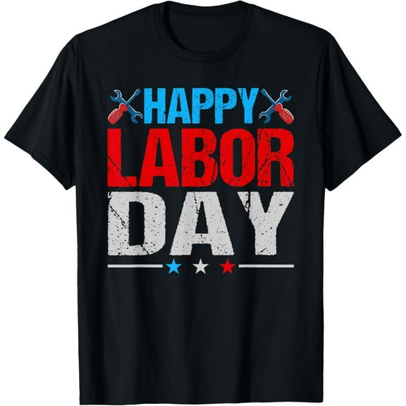 Playful Comfort Tee - Happy Labor Day Patriotic Men Women Kids Labor Day T-Shirt