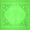 thumbnail image 1 of Ahgly Company Indoor Square Oriental Green Modern Area Rugs, 8' Square, 1 of 4