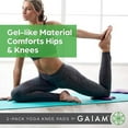 thumbnail image 4 of Gaiam Yoga Knee Pads, Purple, 2 Pack, 4 of 4