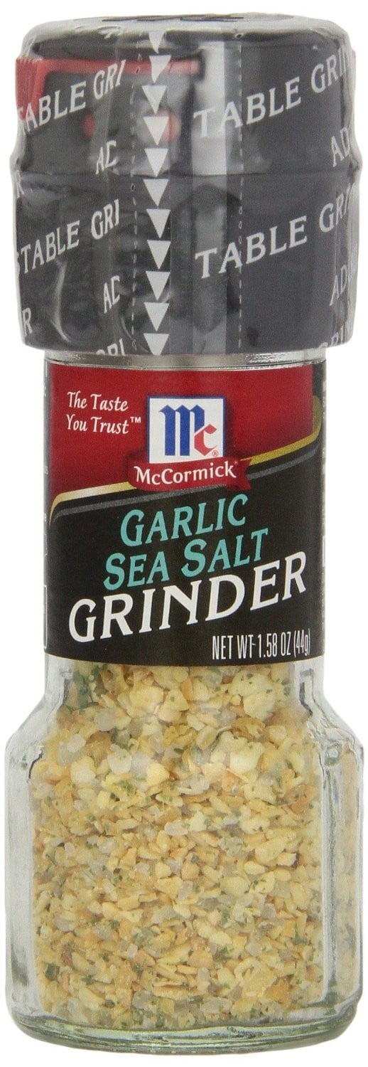 Mccormick Grinders Garlic Sea Salt Grinder, 1.58 OZ (Pack of 6