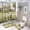 style-351, variant on 4 Pcs Shower Curtain Set Bathroom Decor Set with Non-Slip Rugs Toilet Lid Cover And Bath Mat Cute Sheep And House Waterproof Shower Curtain Animals Lovers for Bathroom Decor