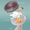 thumbnail image 3 of Needhep Quiet Bladeless Fan With Remote,Small Room Fan, Portable Wireless Fan, Mini Fan Portable, Foldable Portable Fan (Wine), 3 of 5