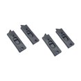 thumbnail image 4 of Luzkey 4 Pcs Quincaillerie à Loquet d'Inclinaison à Encliqueter pour Accessoires de Fenêtre de Maison Robuste 2 Trous Facile à Installer Paires de Loquets d'Inclinaison à Ressort L, 4 of 8