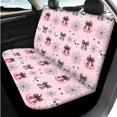 thumbnail image 3 of XYZCANDO Ghost Pumpkin 14 Pack Car Seat Covers Full Set Steering Wheel Cover Auto Center Console Pad Seat Belt Pads Headrest Covers Cup Coasters for Most Cars SUVs Sedans, 3 of 7