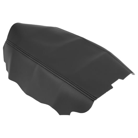 Black Center Console Lid Armrest Pad Cover Replacement Microfiber Leather for Acura TSX 2009-2014