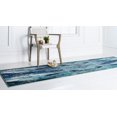 thumbnail image 3 of Rugs.com Sevilla Collection Rug – 10 Ft Runner Blue Medium Rug Perfect For Hallways, Entryways, 3 of 9