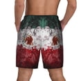 thumbnail image 2 of Mens Mexico Flag 2 in 1 Quick Dry Swim Trunks with Compression Liner Beach Shorts, 2 of 6