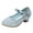 Blue, variant on Girl PU Sequins Shoes Children Silver Performance Shoes Children Rain Boots Girls