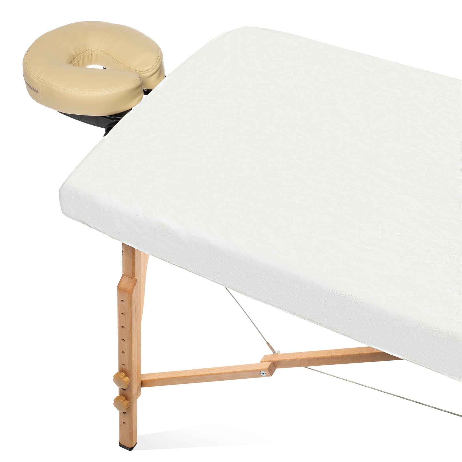 Saloniture 10 Disposable Fitted Massage Table Covers Single Use Bed Salon Spa Sheets Com