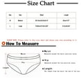 thumbnail image 2 of Bigersell Womens Briefs Underwear Clearance Plus Size Panties Women Bikini Panty Style P-968 Polyester Cheeky Panties No Show Thongs Ladies Briefs High Waist Women's Panties Pink L, 2 of 3