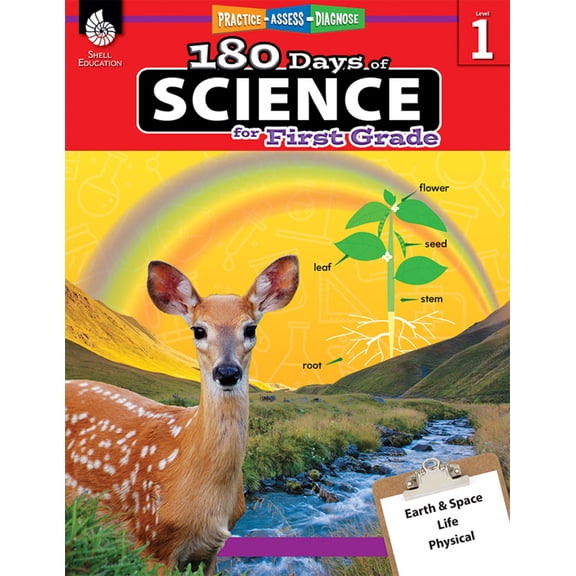 Pre-Owned 180 Days(tm) Science for First Grade: Practice, Assess, Diagnose (Paperback) 1425814077 9781425814076