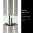 thumbnail image 2 of Cole & Mason Precision Diamond-Cut Ceramic Led Salt Mill, Silver 8", 2 of 7