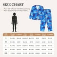 thumbnail image 6 of Disketp Pajamas Set Long Sleeve Sleepwear Womens Button Down Nightwear Pj Sets-Ornamental Turtles, 6 of 9