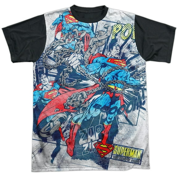 Superman Break Free Unisex Adult Halloween Costume Sublimated T Shirt