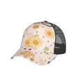 thumbnail image 7 of Disketp Cute Bee Gnome Print Trucker Hat Men Women - Mesh Baseball SnapBack Cap, 7 of 7